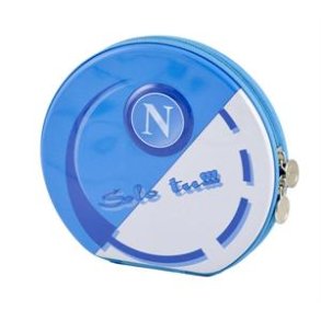 Napoli CD/DVD-holder i metalske i klubbens farver